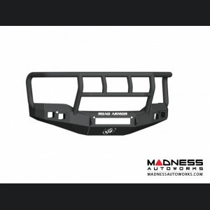 GMC Sierra 1500 Stealth Front Non-Winch Bumper Titan II Guard - Satin Black Road Armor - (2016-2017)